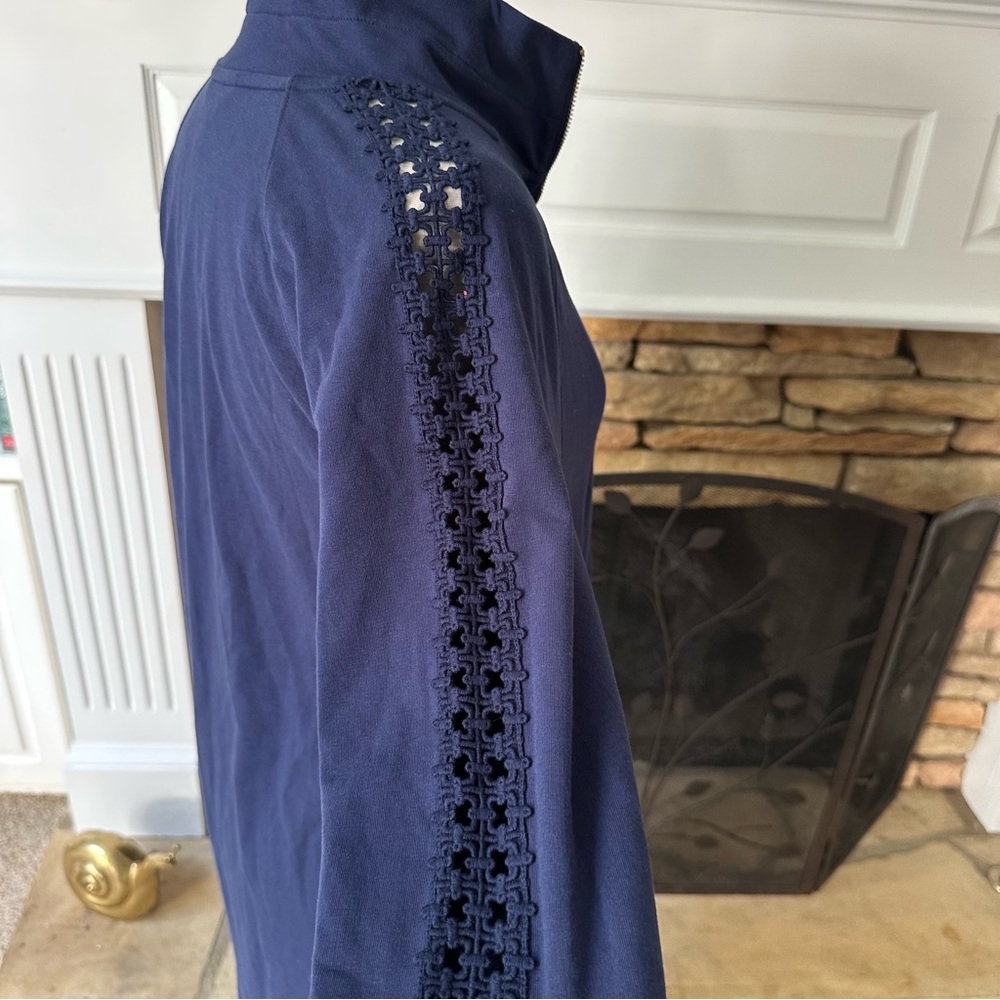 LILLY PULITZER Skipper Dress Solid True Navy Popover medium - Picture 7 of 12